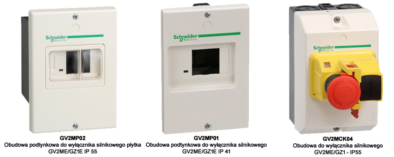Wyłączniki silnikowe GV2 Schneider Electric - ochrona przed zwarciem i przeciążeniem oraz sterowanie.
