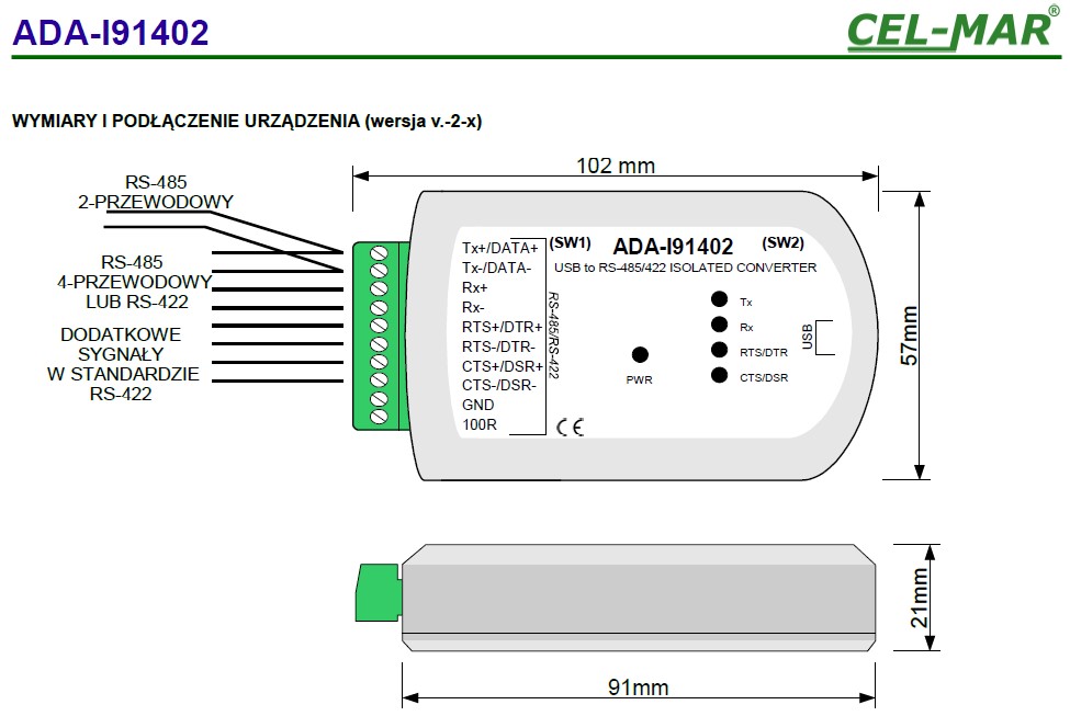 Konwerter-USB-na-RS485-RS422-ADA-I91402-schemat-CEL-MAR
