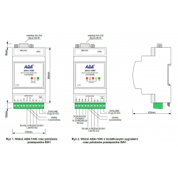 Konwerter RS-232 na RS-485 / RS-422 ADA-1040-1-1-23-3 Cel-Mar