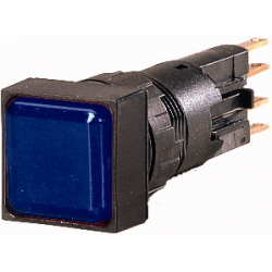 Lampka sygnalizacyjna 18x18mm niebieska bez żarówki Q18LF-BL 088270 EATON