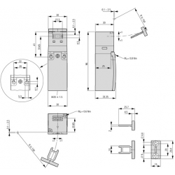 Wyłącznik krańcowy bezpieczeństwa 2R LS-02-ZB 106817 EATON