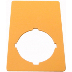 Tabliczka opisowa żółta prostokątna bez nadruku M22-XZK 216470 EATON