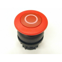 Przycisk grzybkowy czerwony 22mm z samopowrotem z opisem M22-DP-R-XO 216721 EATON
