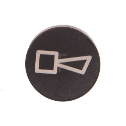 Wkładka przycisku wystająca czarna /Symbol BUCZEK/ 22mm M22-XDH-S-X17 218228-67301