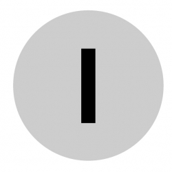 Soczewka przycisku 22mm płaska biała z symbolem START I M22-XDL-W-X1 218296 EATON