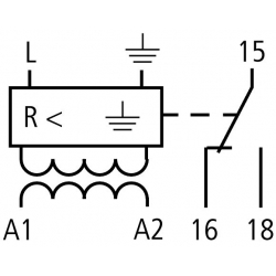 Przekaznik kontroli izolacji do sieci AC 1-110kΩ 24-240V AC/DC EMR4-RAC-1-A 221793 EATON