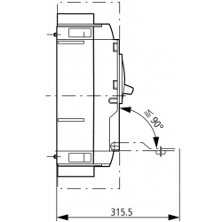 Rozłącznik mocy 4-biegunowy 630A PN3-4-630 266022 Eaton