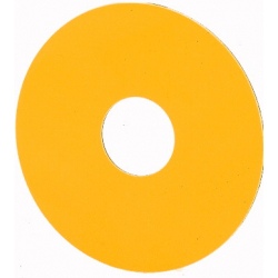 Tabliczka opisowa żółta okrągła fi60mm bez nadruku M22-XBK 269580 EATON