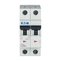Wyłącznik nadprądowy 2-biegunowy B 40A 15kA AC FAZ-B40/2 278738 Eaton