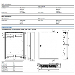 Rozdzielnica modułowa 2x24 natynkowa IP30 BF-O-2/48-C 113685 EATON