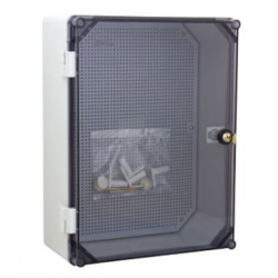 Obudowa 400x300x166mm IP65 z płytą montażową transparentna UNIbox Uni-1/T 43.11 Elektro-Plast Opatówek