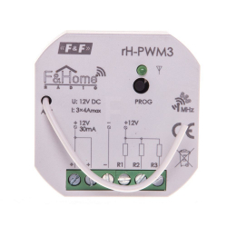 F&Home Radio Sterownik PWM trzykanałowy niskiego napięcia rH-PWM3 F&F