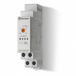 Automat do klatek schodowych, jednofunkcyjny 1Z 16A 30sek-20min obudowa instalacyjna 17,5 mm 14.81.8.230.0000 Finder