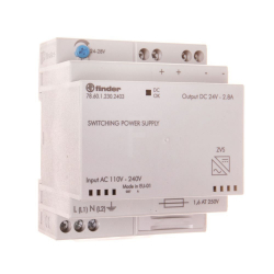 Zasilacz impulsowy modułowy 60W 24V DC 110-240V AC 78.60.1.230.2403 Finder