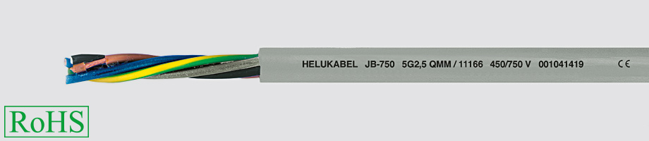 JB-750 kabel elastyczny 450/750V żyły kolorowe Helukabel