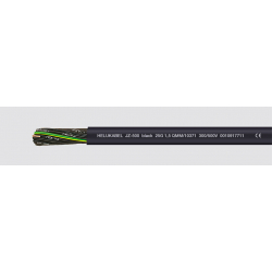 JZ-500 BLACK 3G0,75 mm2 kabel elastyczny 300/500 żyły czarne numerowane 10349 Helukabel