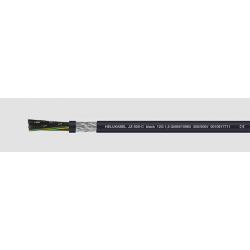 OZ-500-C BLACK 2X1 mm2 przewód elastyczny 300/500V żyły czarne numerowane 10950 Helukabel