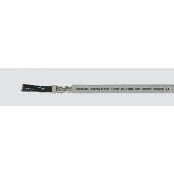 F-CY-OZ 2X10 mm2 kabel elastyczny 300/500V żyły czarne numerowane, ekranowany 16432 Helukabel