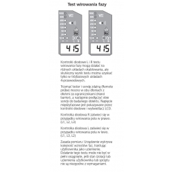 Dwubiegunowy wskaźnik napięcia LCD/LED 12-1000/1500V AC/DC TPT420 1013-189 Megger