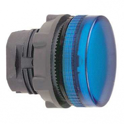 Główka lampki sygnalizacyjnej 22mm niebieska BA9S ZB5AV06 Schneider Electric