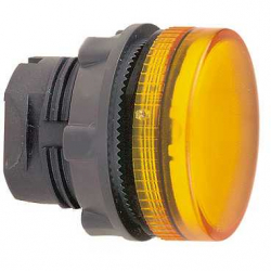 Główka lampki sygnalizacyjnej 22mm żółta BA9S ZB5AV05 Schneider Electric