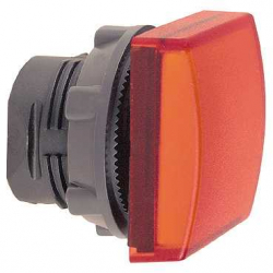 Główka lampki sygnalizacyjnej 30x30mm kwadratowa 22mm czerwona ZB5CV043 Schneider Electric