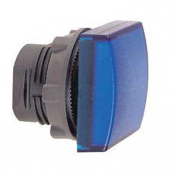 Główka lampki sygnalizacyjnej 30x30mm kwadratowa 22mm niebieska ZB5CV063 Schneider Electric