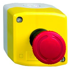 Kaseta z przyciskiem bezpieczeństwa przez obrót 1Z 1R żółta IP65 XALK178E Schneider Electric
