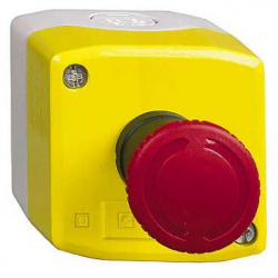 Kaseta z przyciskiem bezpieczeństwa przez obrót 1Z 2R żółta IP65 XALK178G Schneider Electric