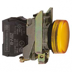 Lampka sygnalizacyjna 22mm żółta 230-240V AC LED XB4BVM5 Schneider Electric