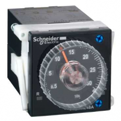 Przekaźnik czasowy 10A 0,02sek-300h 24-240V AC/DC wyjście 2 C/O opóźnione załączenie RE48ATM12MW Schneider Electric