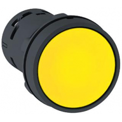 Przycisk ster. 22mm żółty 1Z 1R 0P Z samopowrotem XB7NA85 Schneider Electric