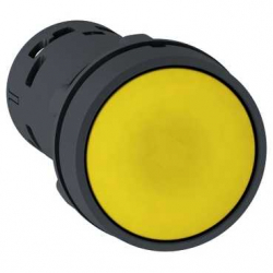 Przycisk sterowniczy 22mm żółty z samopowrotem 1Z XB7NA81 Schneider Electric