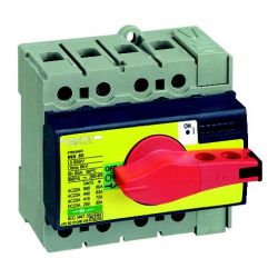 Rozłącznik izolacyjny 3-biegunowy 40A dzwignia żółto-czerwona INS40 28916 Schneider Electric