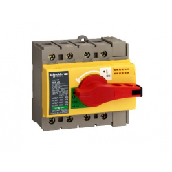 Rozłącznik izolacyjny 3-biegunowy 63A dzwignia żółto-czerwona INS63 28919 Schneider Electric