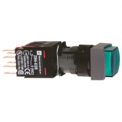 XB6CE3B1B-Przycisk-kompletny-zielony-kwadr-wystający-podśw-O16-z-sam-powr-1NO-122-Schneider-Electric