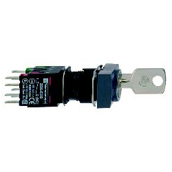 XB6DGH5B-Przełącznik-kompletny-piórk-prostokątny-czarny-O16-3-poz-stab-1NO-1NC-Ronis-Schneider-Electric