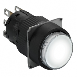 XB6EAF1B1P-Przycisk-podśw-biały-okr-O-16-kryty-odrygl-przez-przyc-24-V-1-O-Schneider-Electric