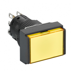 XB6EDW5B1P-Przycisk-żółty-podśw-prostokątny-O-16-kryty-z-sam-powr-24-V-1N-Schneider-Electric
