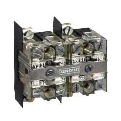 XEND1641-Blok-styków-z-sam-powr-1-OC-1-NO-montaż-czoł-30mm-rozst-Schneider-Electric
