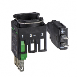 ZB6ZH05B-Zestaw-św-z-korpusem-kołn-moc-do-żarówki-żar-LED-324V-1NO-Schneider-Electric