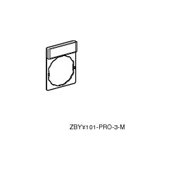 ZBY2166-Ramka-do-mocowania-etykiet-30x40mm-z-etykietą-8x27mm-ARRET-MA-Schneider-Electric