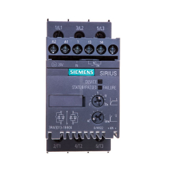Softstart 3-fazowy 200-480VAC 3,6A 1,5kW/400V Uc=24V AC/DC S00 3RW3013-1BB04 Siemens