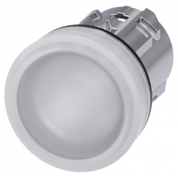 Główka lampki sygnalizacyjnej 22mm biała metalowa Sirius ACT 3SU1051-6AA60-0AA0 Siemens
