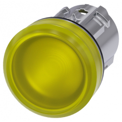 Główka lampki sygnalizacyjnej 22mm żółta metalowa Sirius ACT 3SU1051-6AA30-0AA0 Siemens