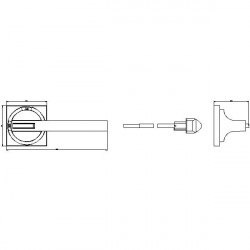 Napęd drzwiowy czerwono-żółty z blokadą do rozłączników izolacyjnych 3KD gabaryt 5 Sentron z wałkiem 300mm 3KD9515-2 Siemens