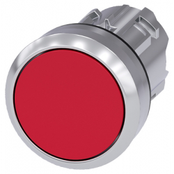 Napęd przycisku 22mm czerwony z samopowrotem metalowy Sirius ACT 3SU1050-0AB20-0AA0 Siemens