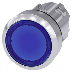Napęd przycisku 22mm niebieski z podświetleniem bez samopowrotu metalowy Sirius ACT 3SU1051-0AA50-0AA0 Siemens
