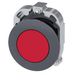 Napęd przycisku 30mm czerwony z samopowrotem metalowy matowy Sirius ACT 3SU1060-0JB20-0AA0 Siemens