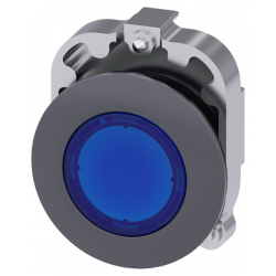 Napęd przycisku 30mm niebieski z podświetleniem bez samopowrotu metalowy Sirius ACT 3SU1061-0JD50-0AA0 Siemens